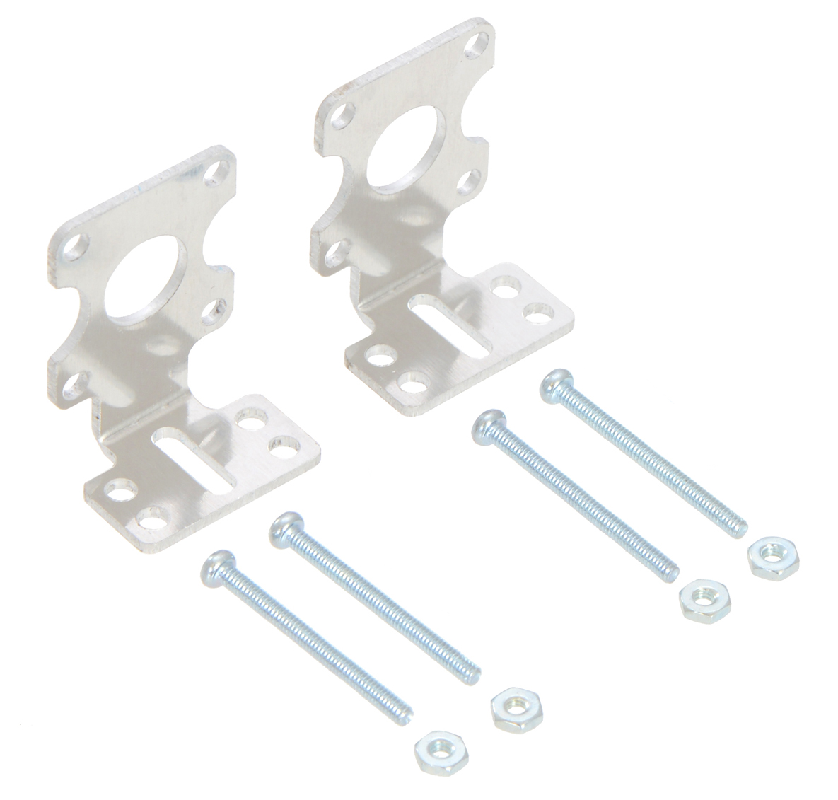 Pololu Extended Stamped Aluminium L Bracket for Plastic