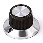 24mm Chrome Knob with Arrow for 6.35mm Shafts