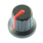 16/11.5mm Push Fit Knob with Red Pointer