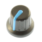 16/11.5mm Push Fit Knob with Blue Pointer