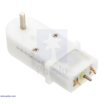 Pololu 120:1 Mini Plastic Gearmotor 90-Degree 3mm Extended D-Shaft