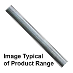 Thread Rod, Zinc Plated M8 x 100mm