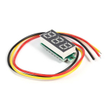 Yellow LED voltmeter