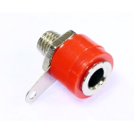 Makertronics 4mm Low Profile Banana Socket Red