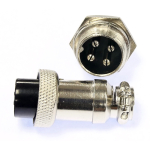 Makertronics GX16 4-Pin Male + Female Aviation Connector