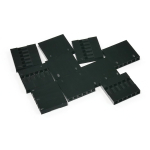 Makertronics Pack of 10, 6-way Crimp Housings for Pre-Crimped Wires