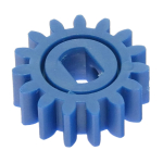 Model MOD 1 gear with rectangular hole