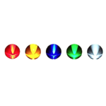 Makertronics Box of 300, Clear 3mm + 5mm Mixed Colour LEDs