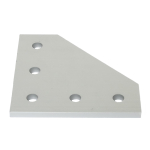 2020 extrusion flat corner plate