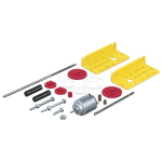 Multi-ratio Gearbox Kit and Motor with Plastic Brackets