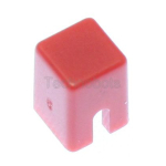 Tactile Switch Red Button Square for 1613-405