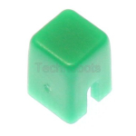 Tactile Switch Green Button Square for 1613-405