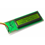Serial Enabled 16x2 LCD Black on Green