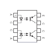 Dual Transistor Opto Isolator CNY74-2