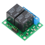 Pololu Dual SPDT Relay Carrier PCB Assem. + 12Vdc Relays