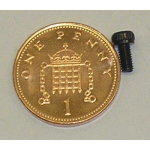 M2.5 x 5 Cap Head Black Screw pk/10