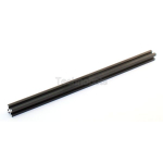 MakerBeam - 200mm Long Black Anodised Beam, Threaded