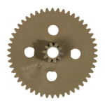 MOD 0.5 Double Gear 50/10T 3.1mm Bore