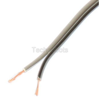 Loudspeaker Cable Fig 8 13/0.2mm Grey/Black /m