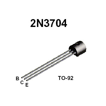 2N3704 50V TO92 NPN Transistor