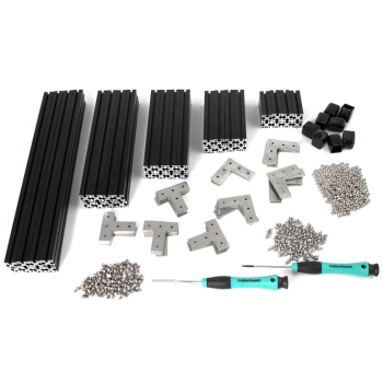 MakerBeamXL - Regular Starter Kit in Black Anodised, Threaded