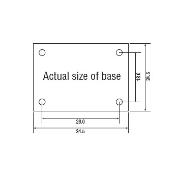 Motor Mount Base Dimensions