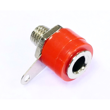 Makertronics 4mm Low Profile Banana Socket Red