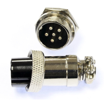 Makertronics GX20 6-Pin Male + Female Aviation Connector