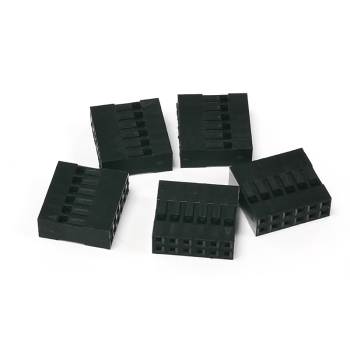 Makertronics Pack of 5, 2x6-way Crimp Housings for Pre-Crimped Wires