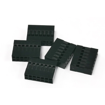 Makertronics Pack of 5, 2x7-way Crimp Housings for Pre-Crimped Wires