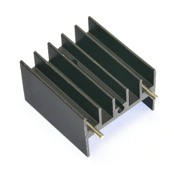 Makertronics TO220 Black Heatsink 25x23x16mm with Pins