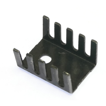 Makertronics TO220 Black Finned Heatsink 20x15x10mm