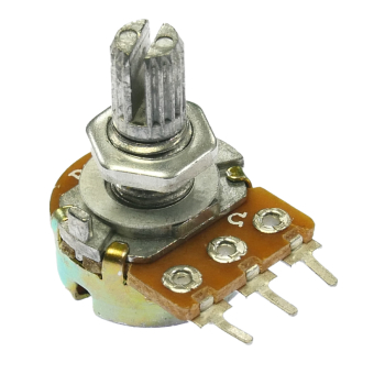 Short shaft single gain potentiometer