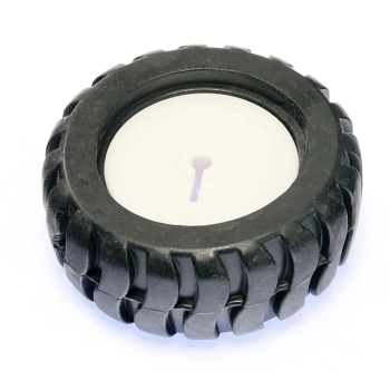 Makertronics Wheel 45x18mm for 3mm D Shaft Motors