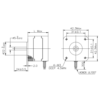 HS8401 Dimensions