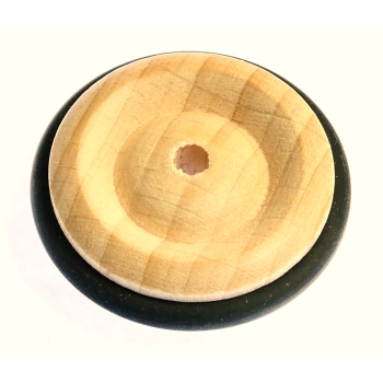 Wooden wheel with tyre 33mm