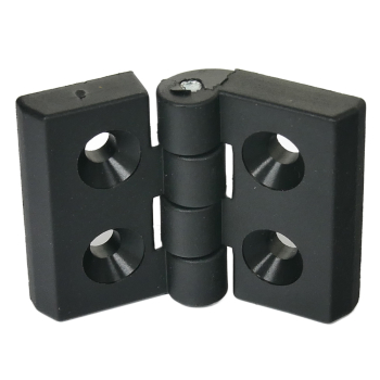 Low cost 2020 extrusion hinges