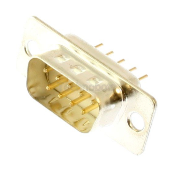 D Type Connector PCB Plug 9W