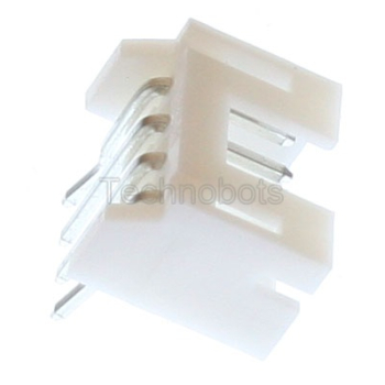JST PH 2mm 4-Way Side PCB Header (Male Socket)