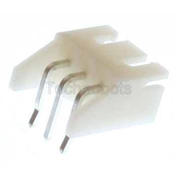 JST XH 2.5mm 3-Way Side PCB Header (Male Socket)