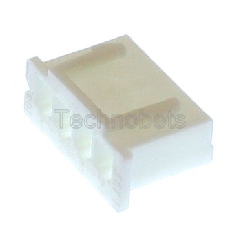 JST XH 2.5mm 4-Way Housing (Excludes Female Pins)