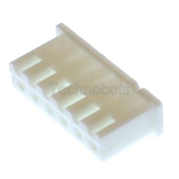 JST XH 2.5mm 6-Way Housing (Excludes Female Pins)