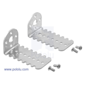 Pololu 25D Metal Gearmotor Bracket /Pk of 2