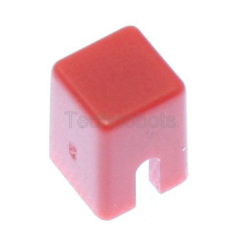 Tactile Switch Red Button Square for 1613-405