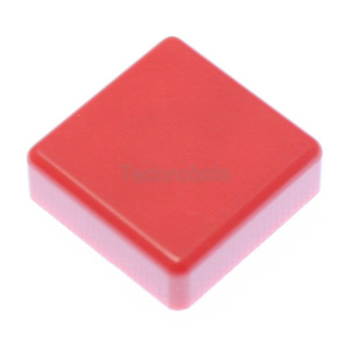 Tactile Switch Red Button Square for 1613-440/1