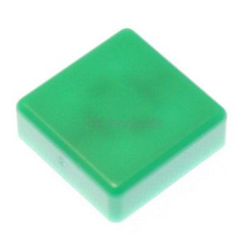 Tactile Switch Green Button Square for 1613-440/1