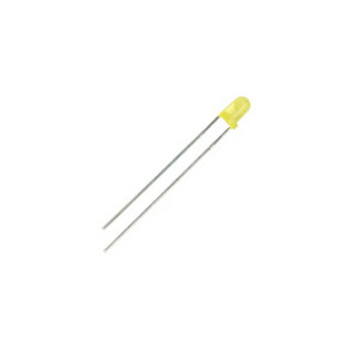 3mm LED Yellow 50mcd