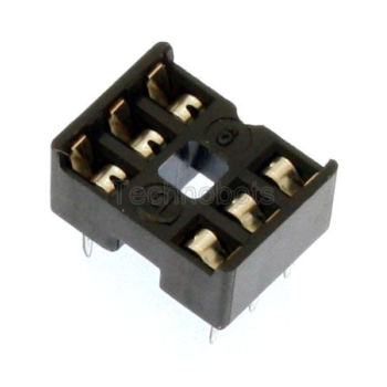 Low Profile 0.3 inch DIL IC Socket 6 Pin