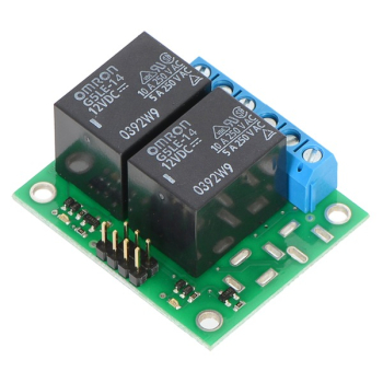 Pololu Dual SPDT Relay Carrier PCB Assem. + 12Vdc Relays