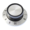 37mm Chrome Knob with Numbers for 6.35mm Shafts